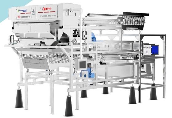 Shape Selection Chilli Color Separator Machine 400 - 600Kg/H 8.2kw Single / Double Layer