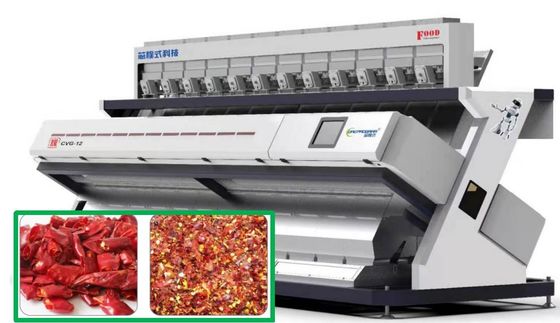 8.3Kw Chili Color Sorter Machine High Output Precise Removal 220V