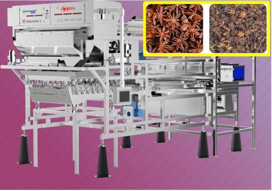 Microsoft Software Anise Color Sorter 2 Layers 400Kg/H 1 Year Software