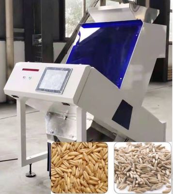 1 Chute Oat Color Sorter Precise Target Positioning 0.8-1.2 T/H