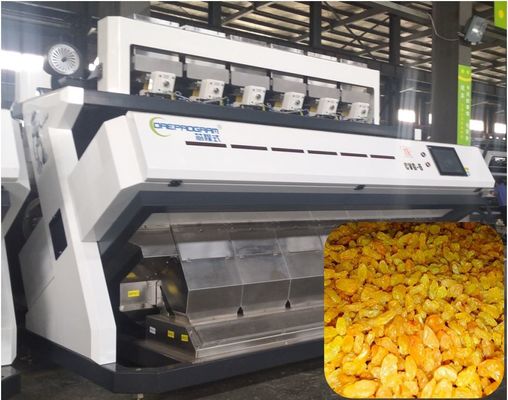 4.2Kw Fruit Sorting Machine 3.5T/H Advanced Image Acquisition Raisin Color Sorter