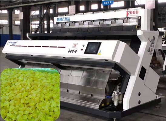 512 Channels Nuts Color Sorter 4-9 T/H Automatic Fault Detection Raisin Processing Machine