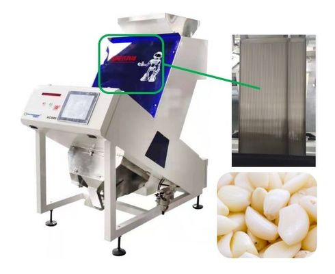 Accurate Recognition Garlic Color Sorter 0.6-1.2 t/h High Speed Sorting Machine