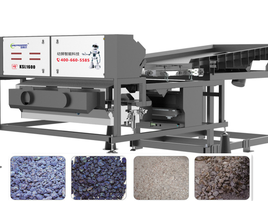 Artificial Intelligence Metallic Ore Color Sorter High Resolution